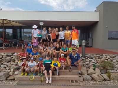 22 KINDER beim Tenniscamp 2017 !!!